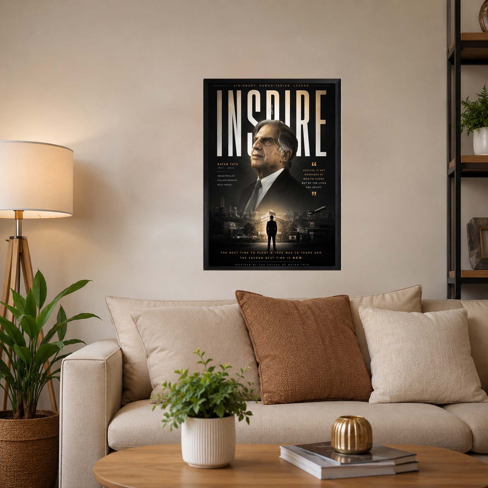 Inspire Ratan Tata Inspirational Wall Art