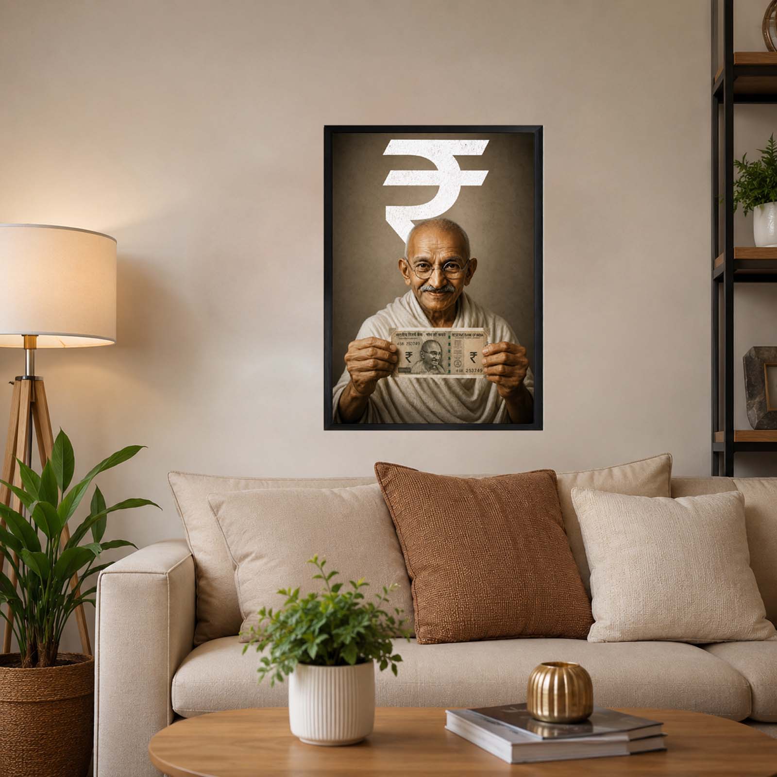 Rupee Motivation Wall Art