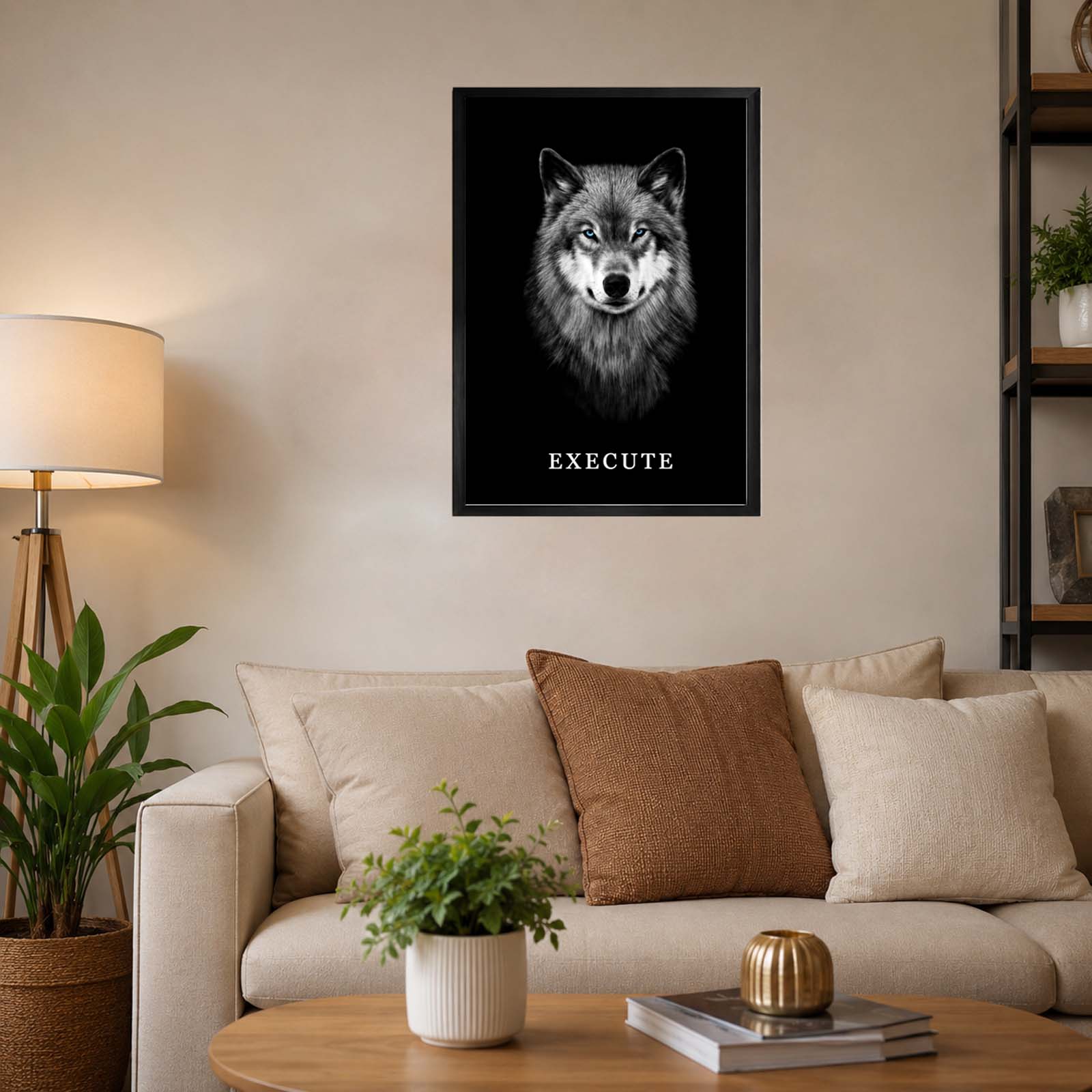 Execute Wolf Wall Art