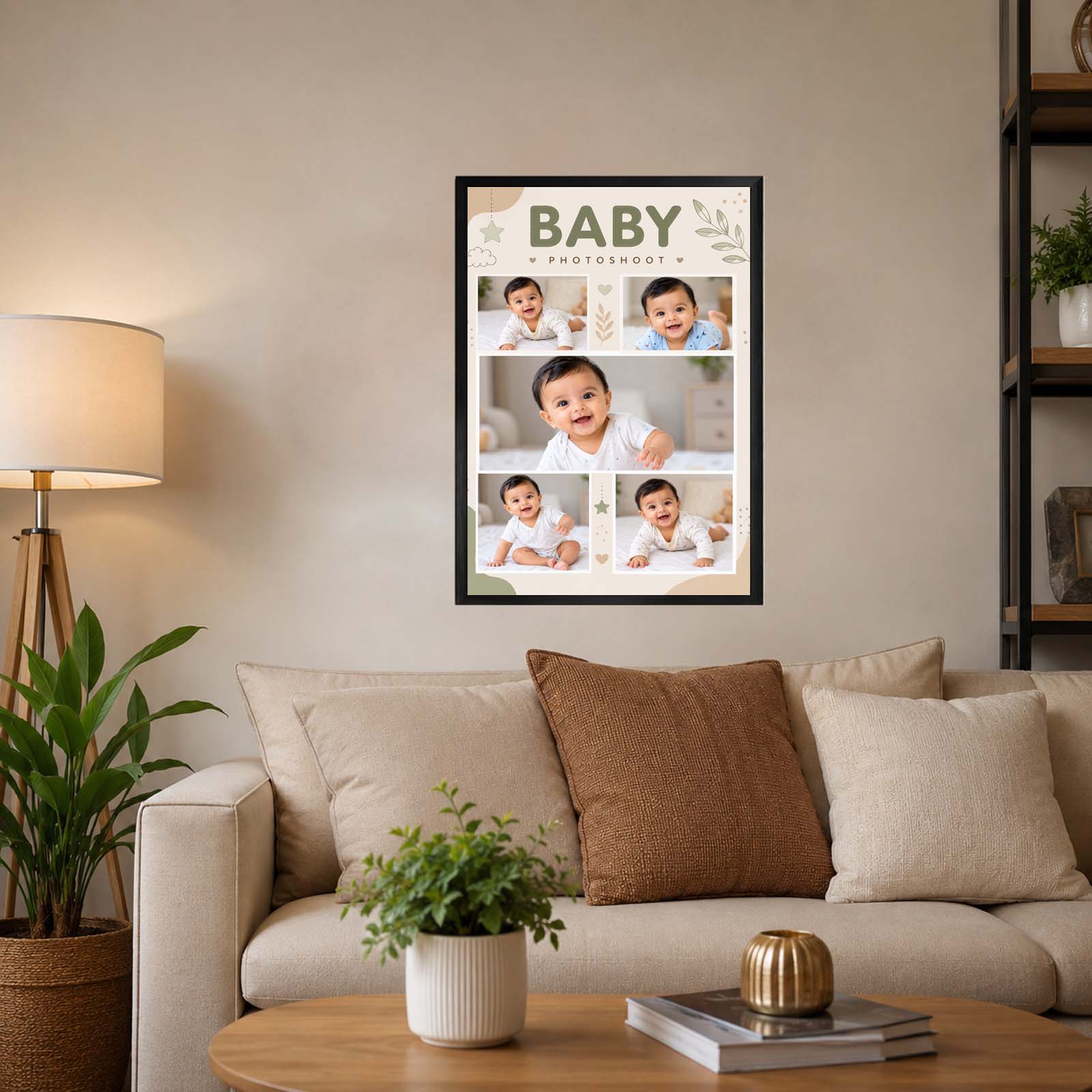 Baby Photoshoot Personalized Photo Collage Frame