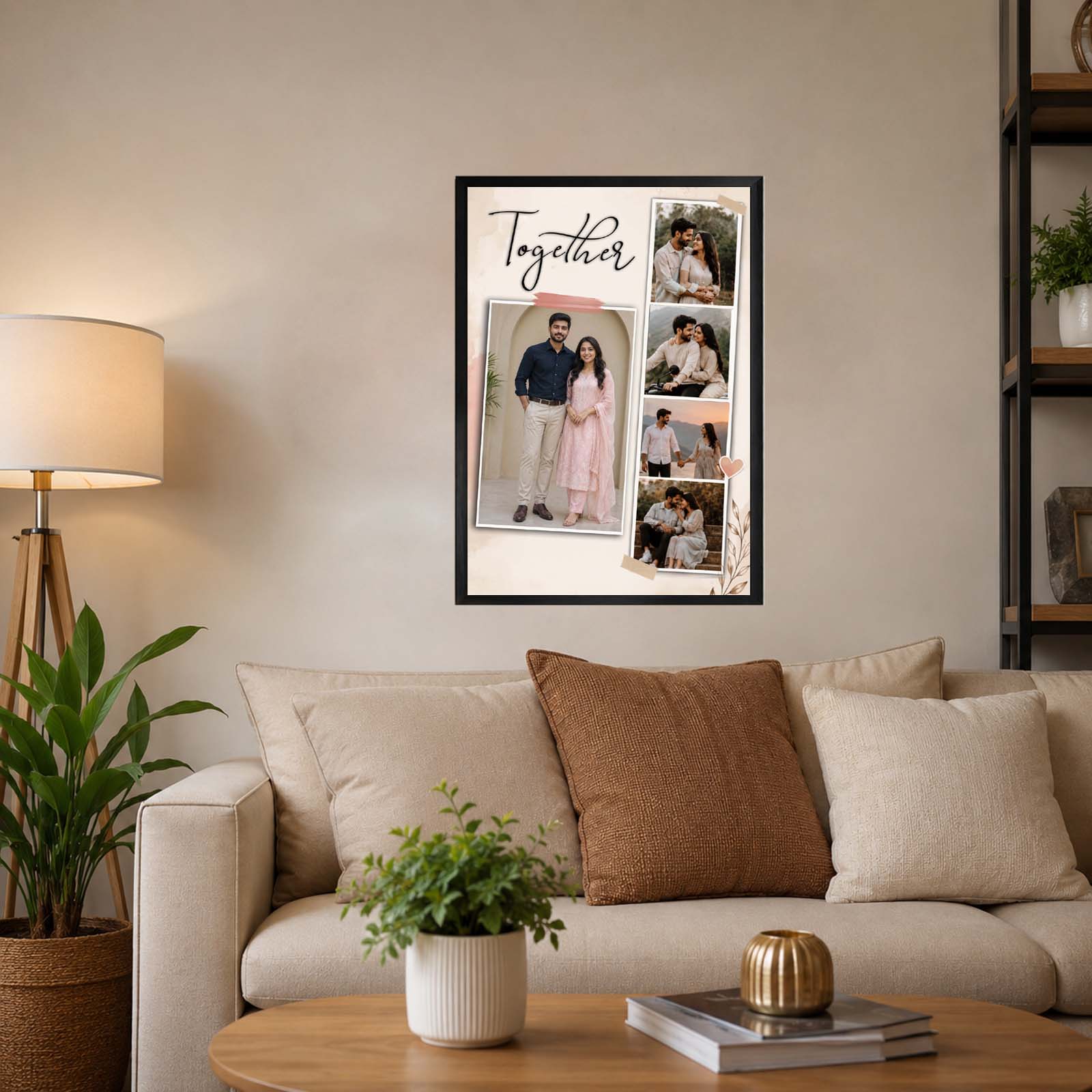 Together Couple Photo Collage Frame