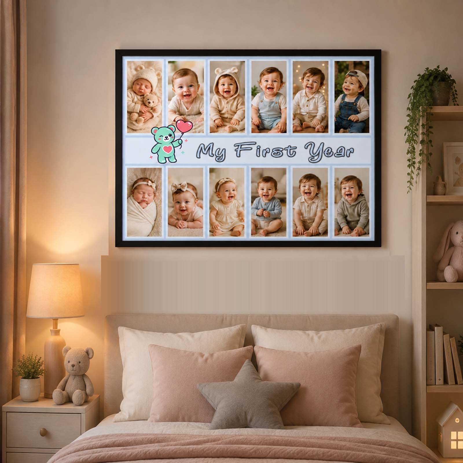 My First Year Baby Photo Frame 25"x20"