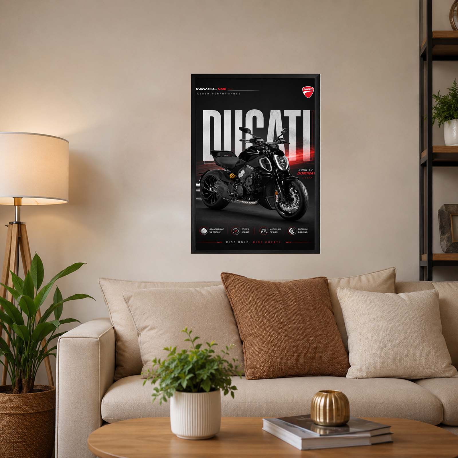 Ducati Premium Motorcycle Wall Art