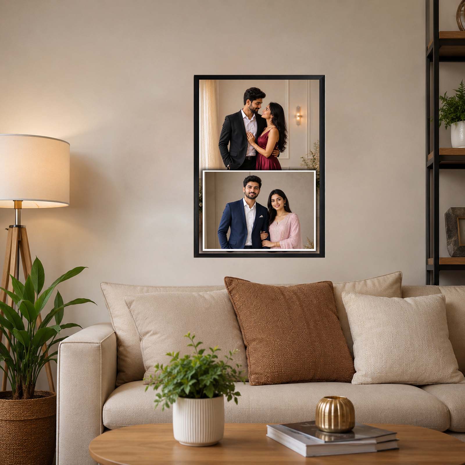 Couple Photo Collage Frame