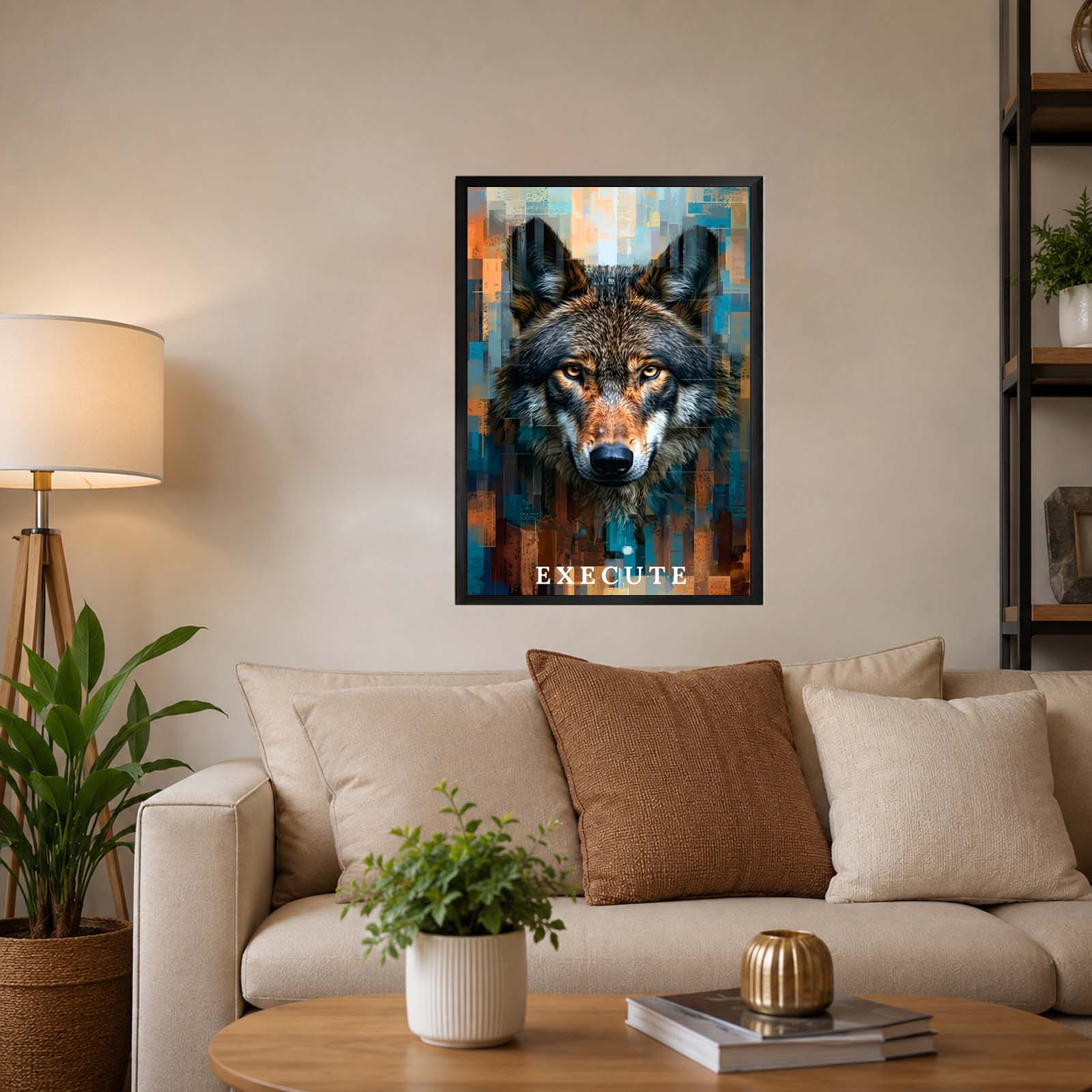 EXECUTE Wolf Wall Art