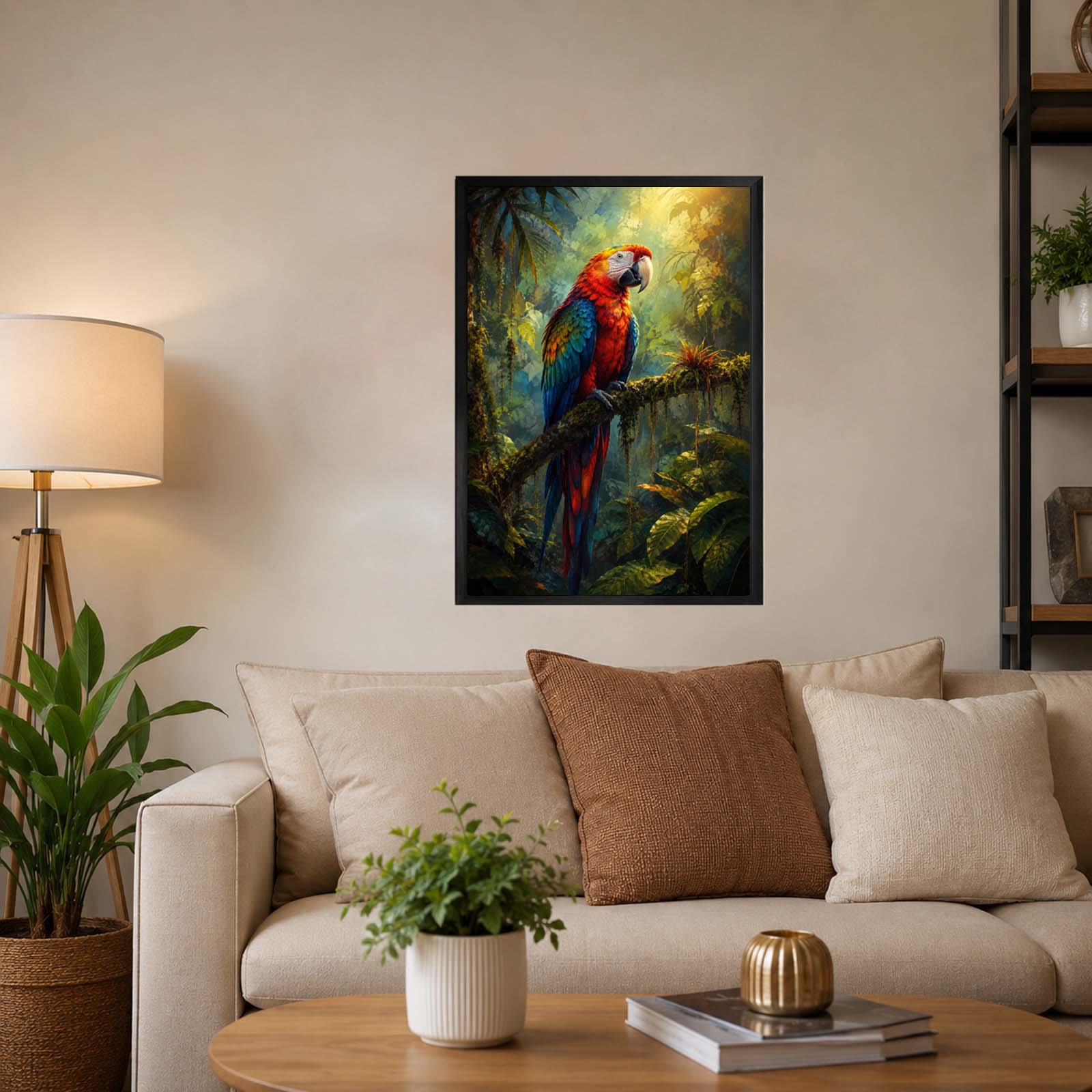 Tropical Macaw Wall Art