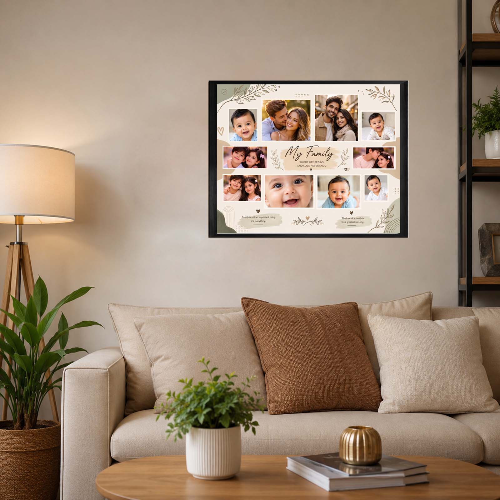 Personalized 10 Photo Collage Frame