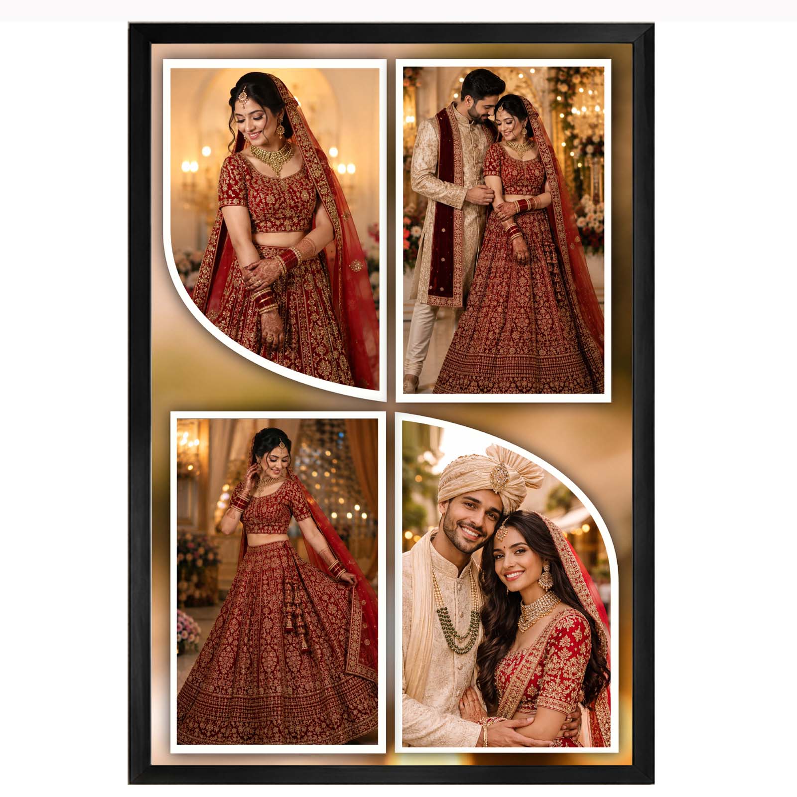 Modern Wedding Photo Frame