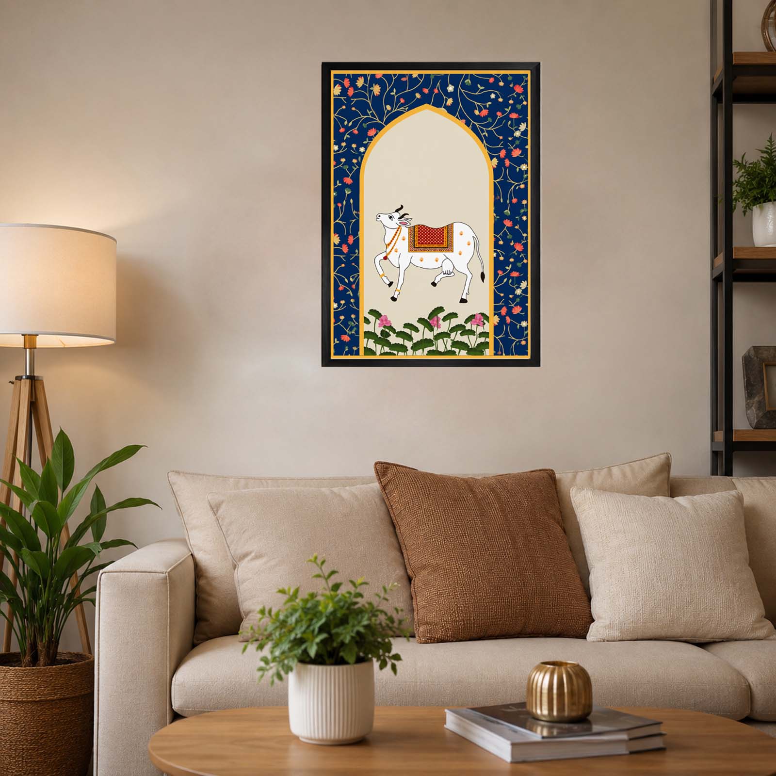 Traditional Indian Cow Wall Art