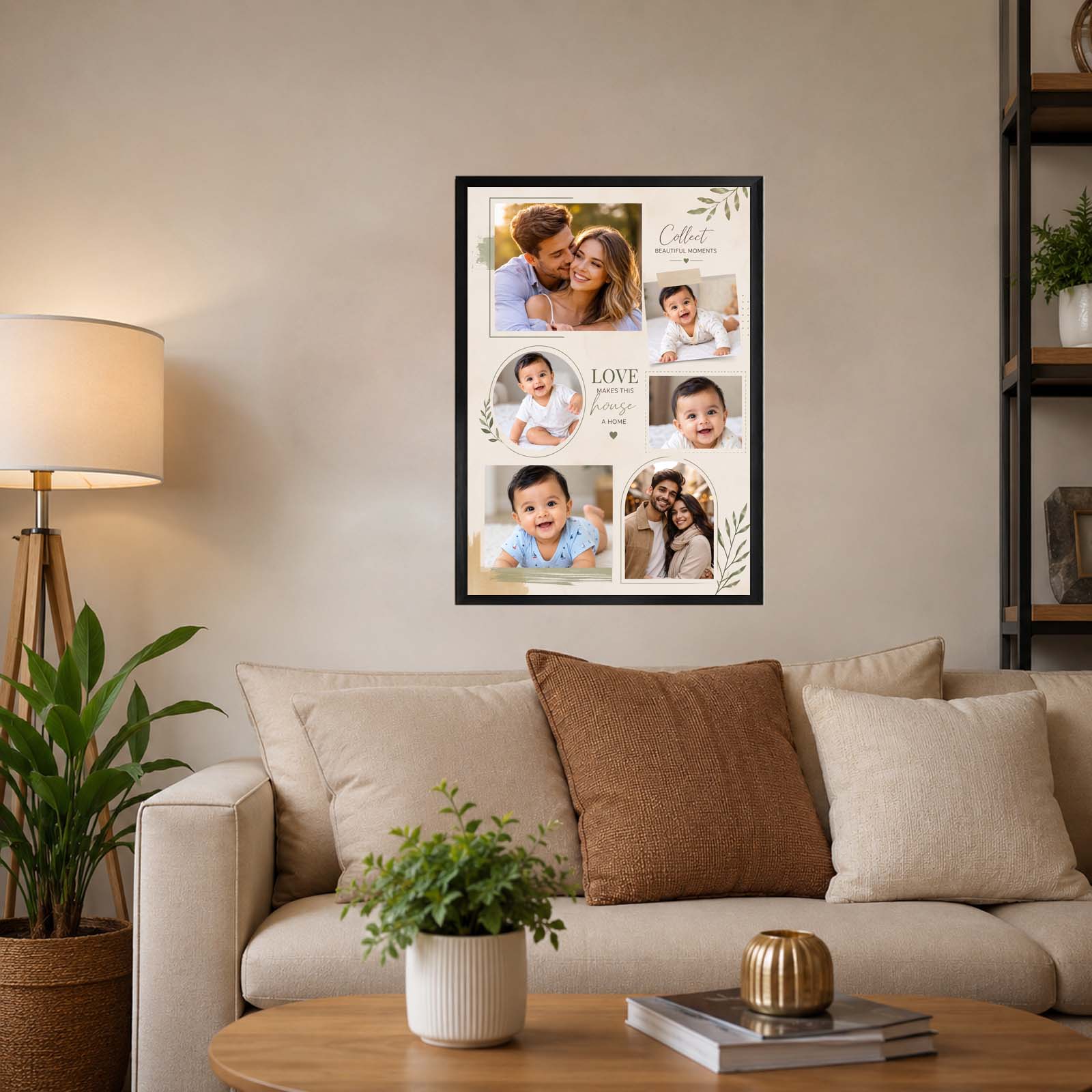 Family & Baby Photo Collage