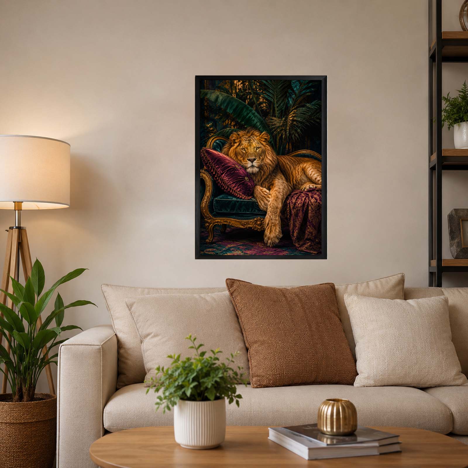 Royal Lion Lounge Wall Art