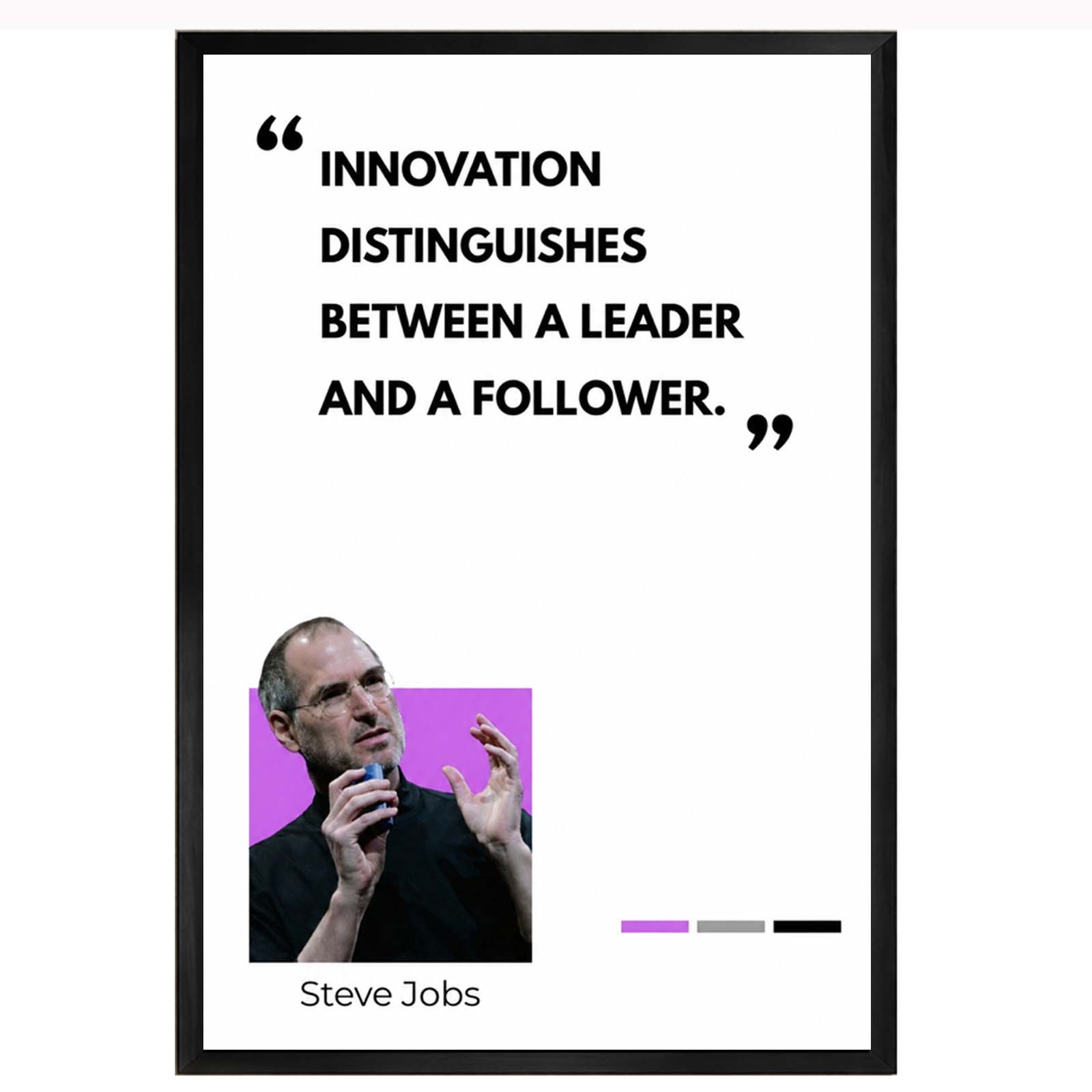 Innovation Distinguishes Between a Leader and a Follower